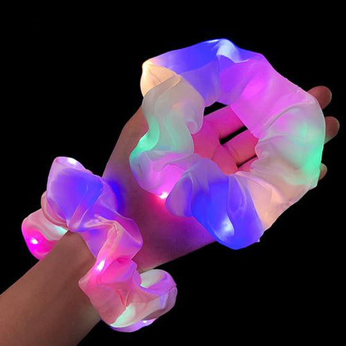 Swerve Happy LED Glow Scrunchies