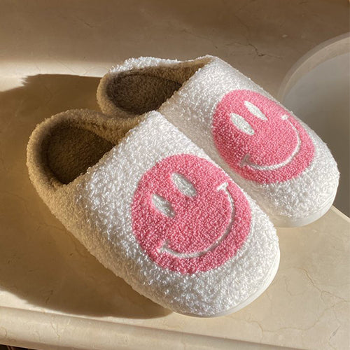 HAPPY HOME SLIPPERS — PINK (PREORDER)