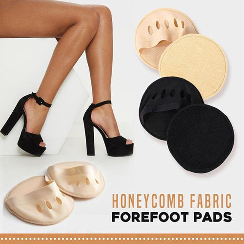Honeycomb Fabric Forefoot Pads - 3 Pairs