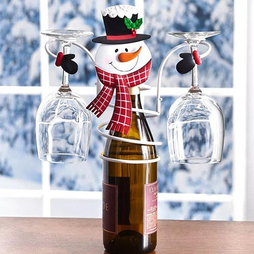 Holiday Wine Bottle Glass Holders- 50% OFF TODAY