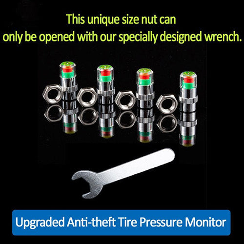 SUITABLE FOR ALL TYPES OF VEHICLES - TIRE PRESSURE MONITOR 3 COLOR EYE ALERT - 50% OFF TODAY