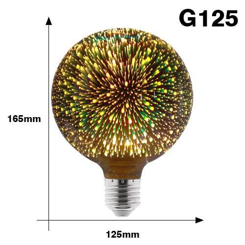 3DColorful LED fireworks Light Bulb