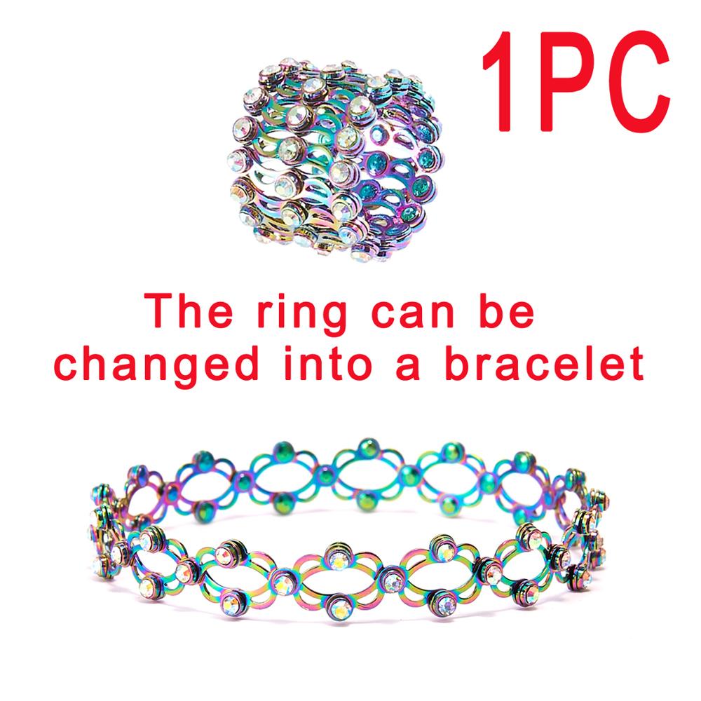 2 in 1 transforming bracelet ring