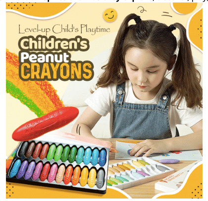 Children’s wax crayon sticks