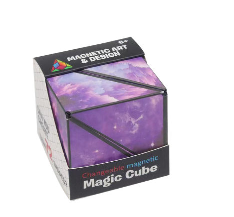Changeable magnetic magic cube